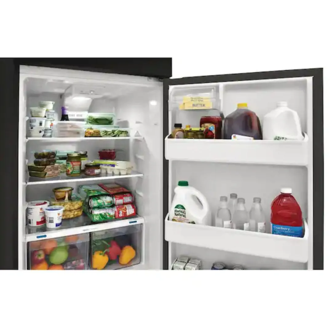 Frigidaire 17.6 Cu. Ft. Top Freezer Refrigerator - Black