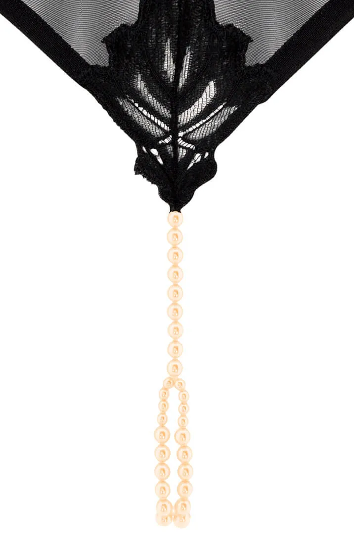 G-string with double pearl string - London G-String