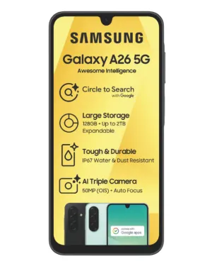 Galaxy A26 Box Deal Dual Sim Black Cellphone
