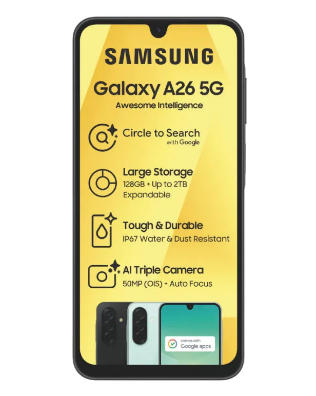 Galaxy A26 Box Deal Dual Sim Black Cellphone