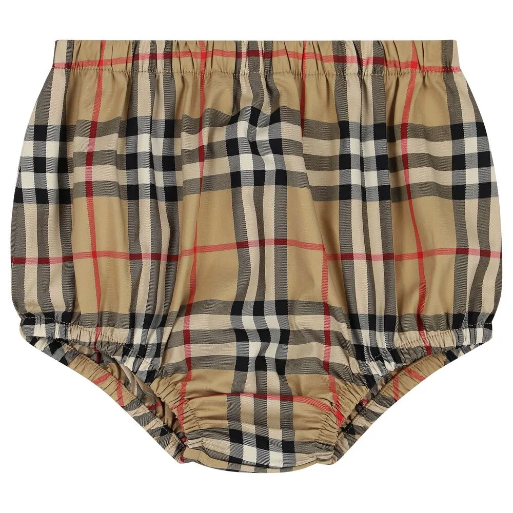 Geraldine Dress in Archive Beige Check