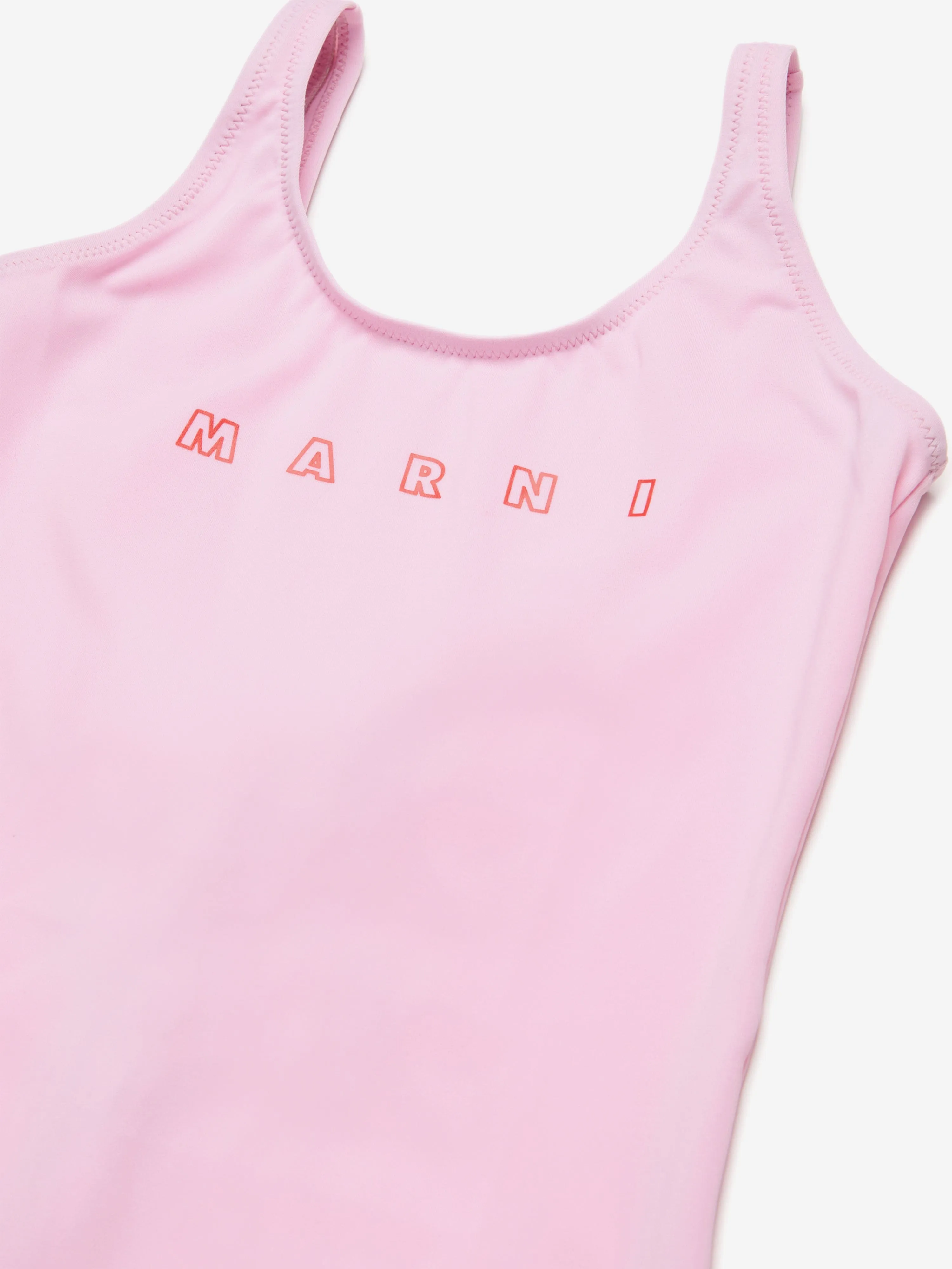Girls Logo Swimsuit in Pink
