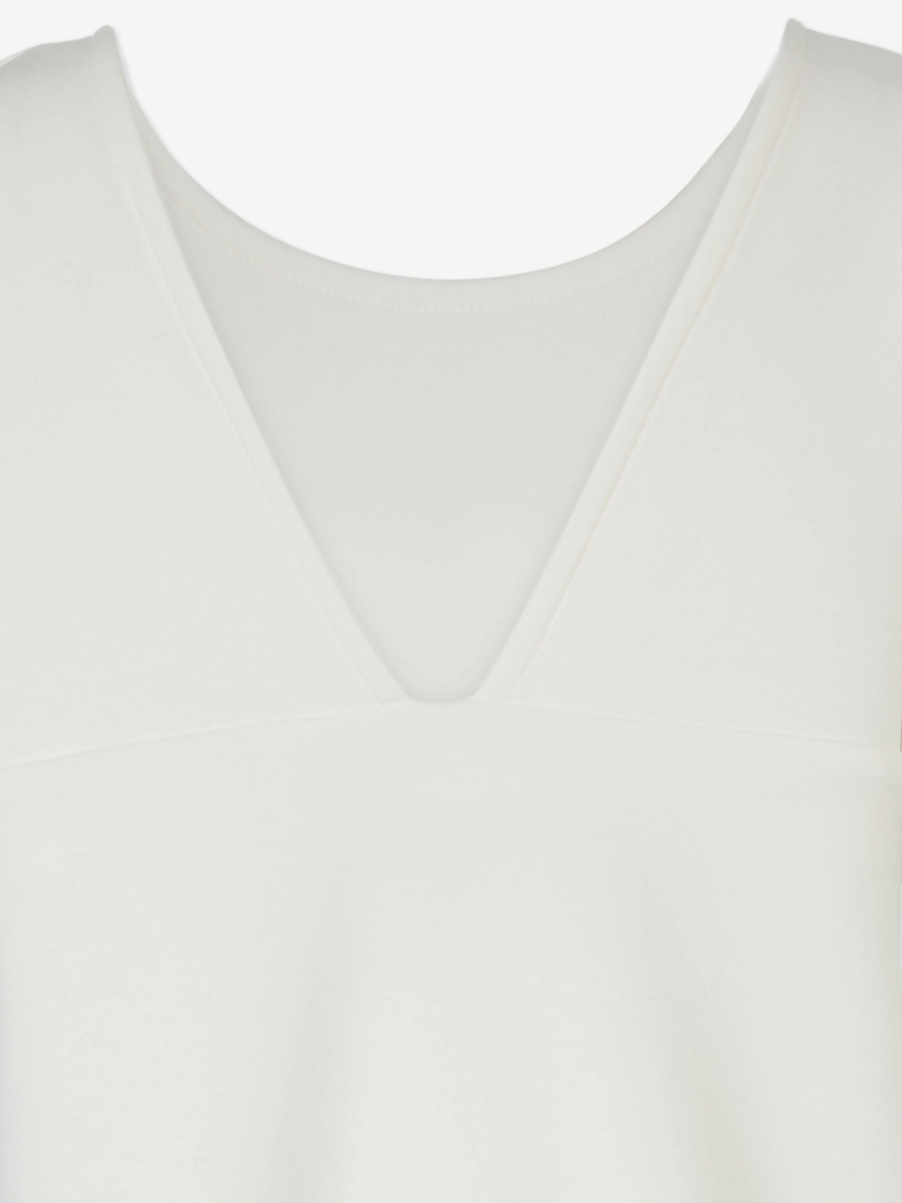 Girls Logo Tape Dress in White