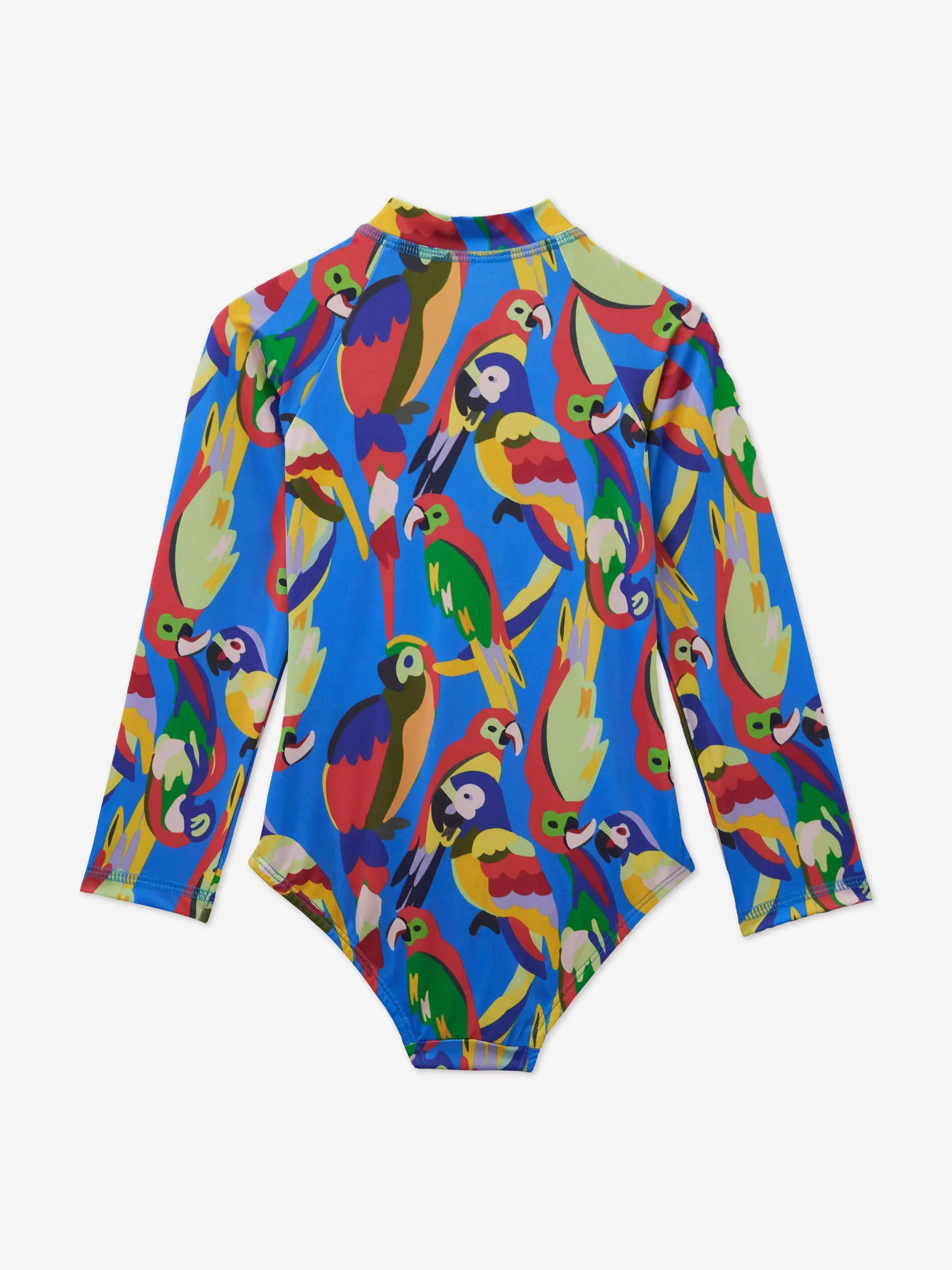 Girls Parrot Swimsuit in Blue (UPF50 )
