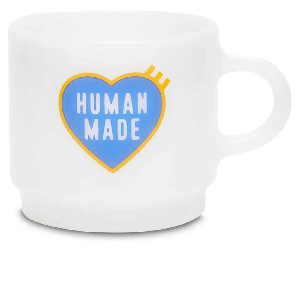 Glass Mug - White