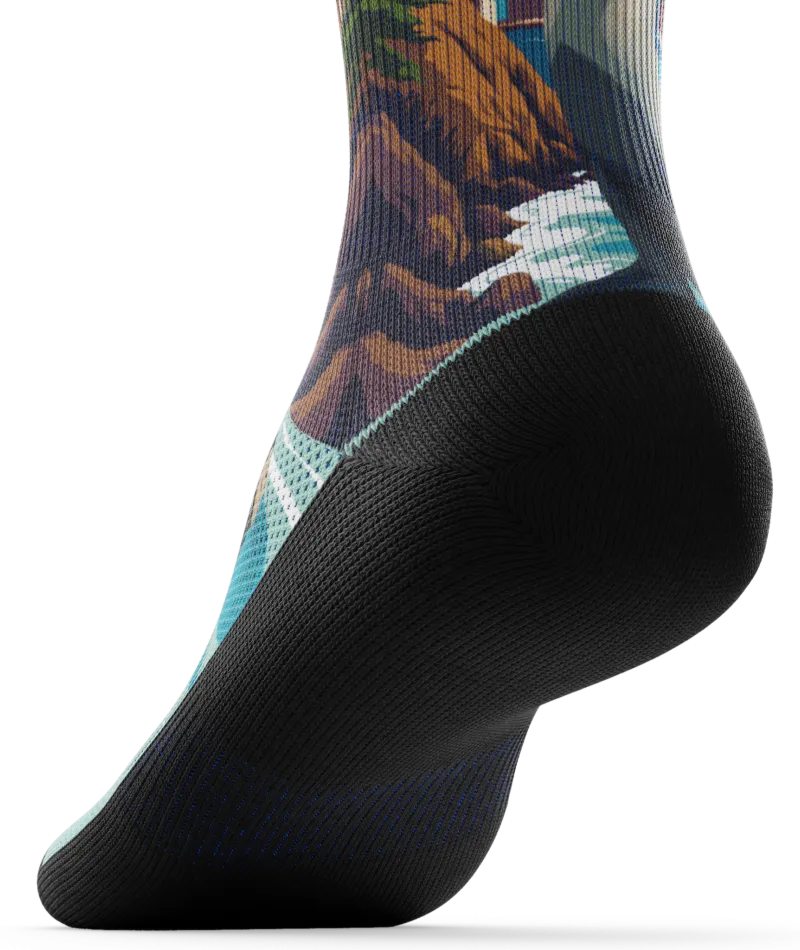 Golden Seal Crew Socks