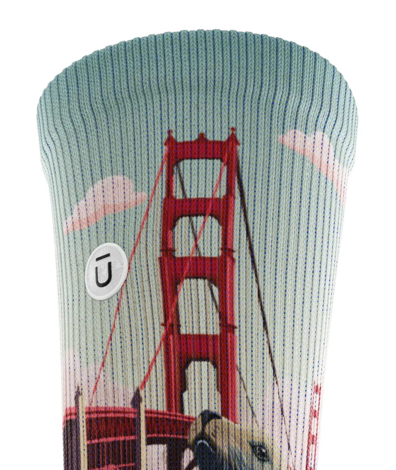 Golden Seal Crew Socks