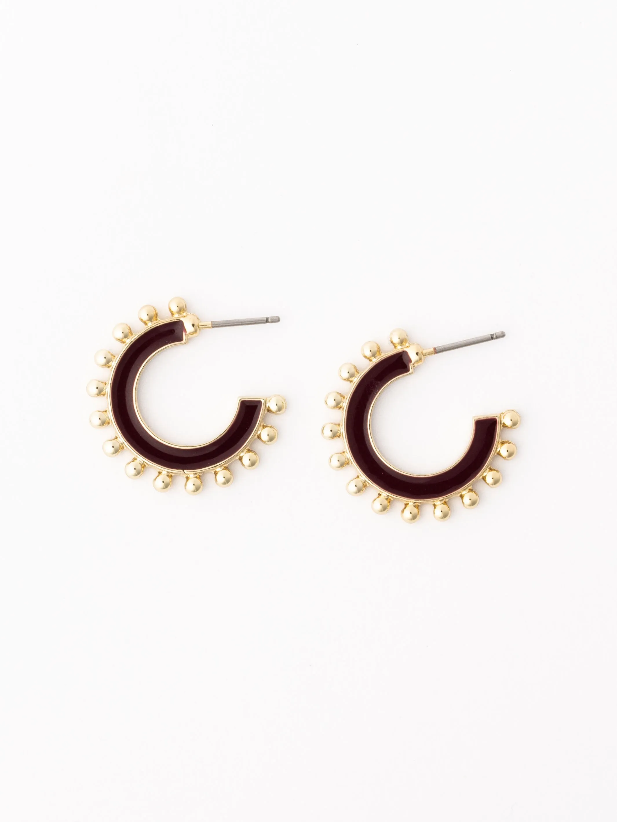 Hadley Earrings | Maroon