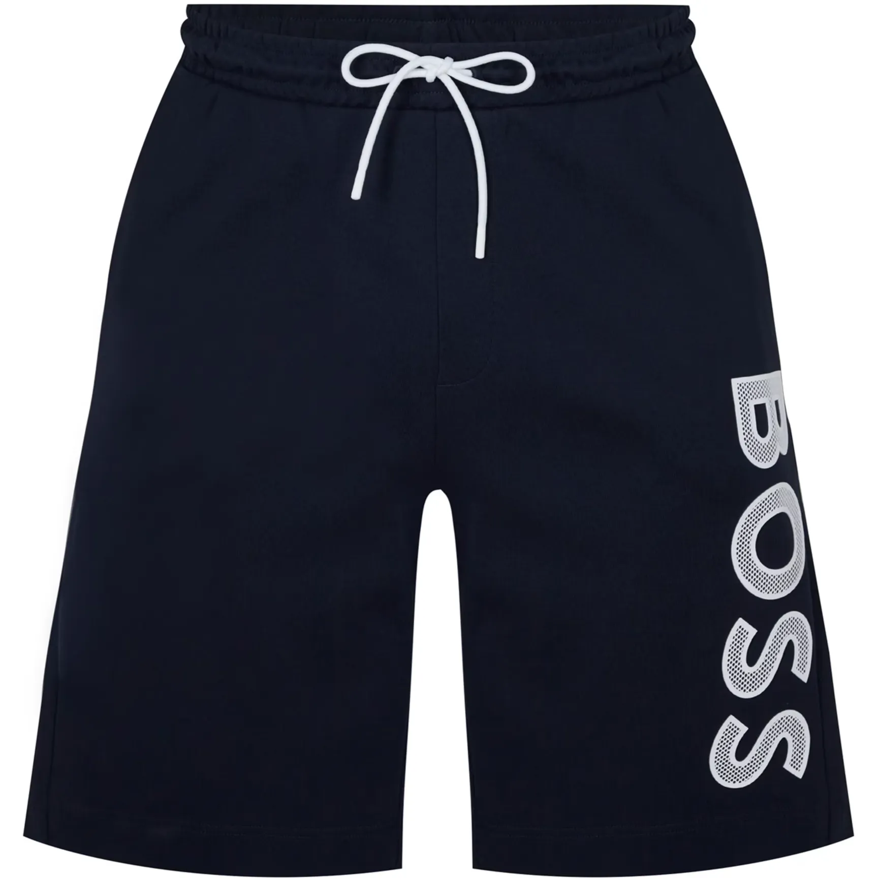 HUGO Navy Logo Sweatshorts