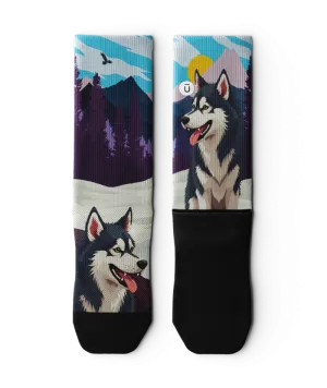 Husky Crew Socks