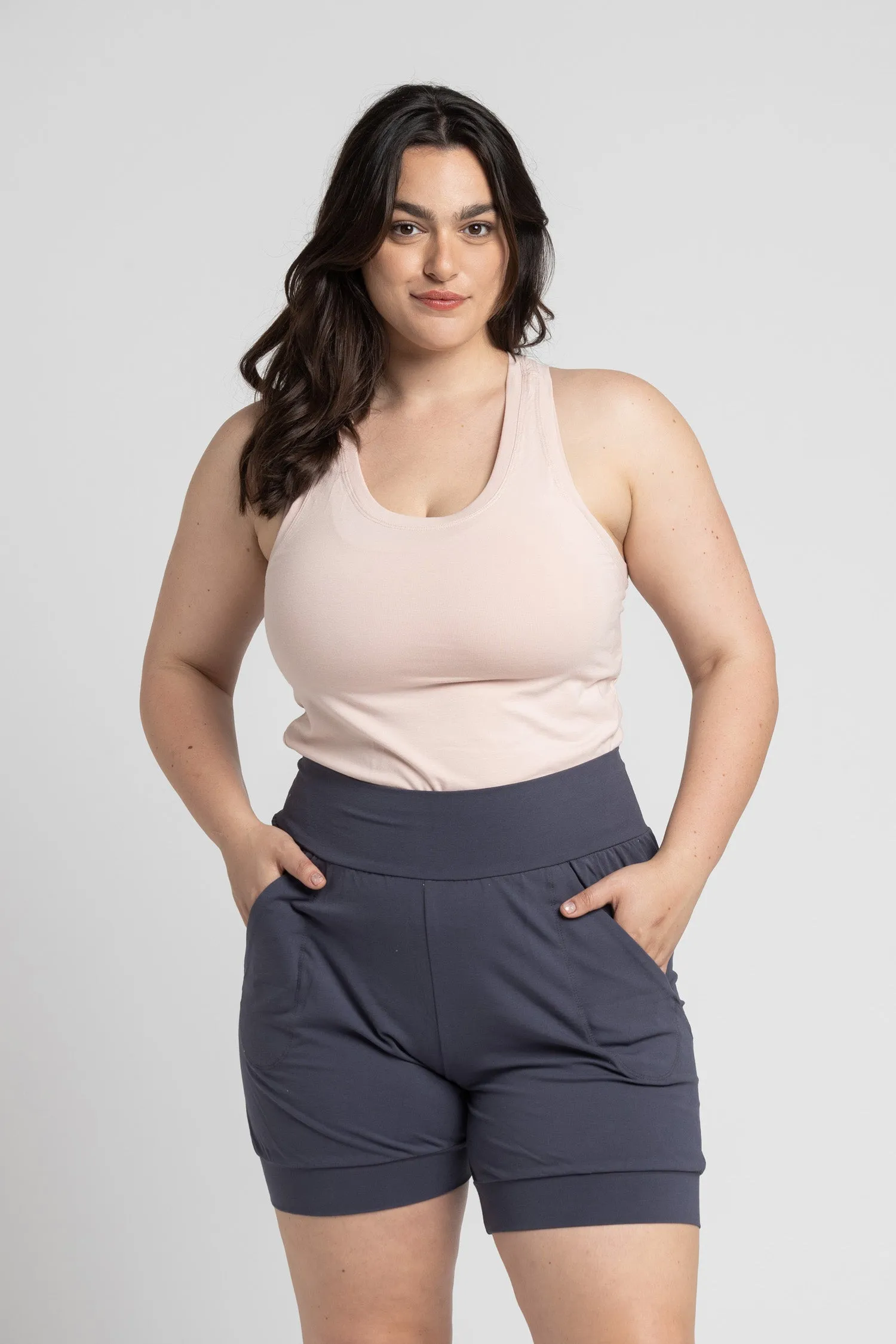 I'mPerfect Soft Modal Racer Tank Top 25%off