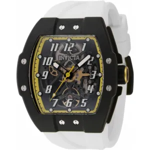 Invicta Men's Watch - Invicta Racing Automatic Skeleton Dial White Strap | 46639