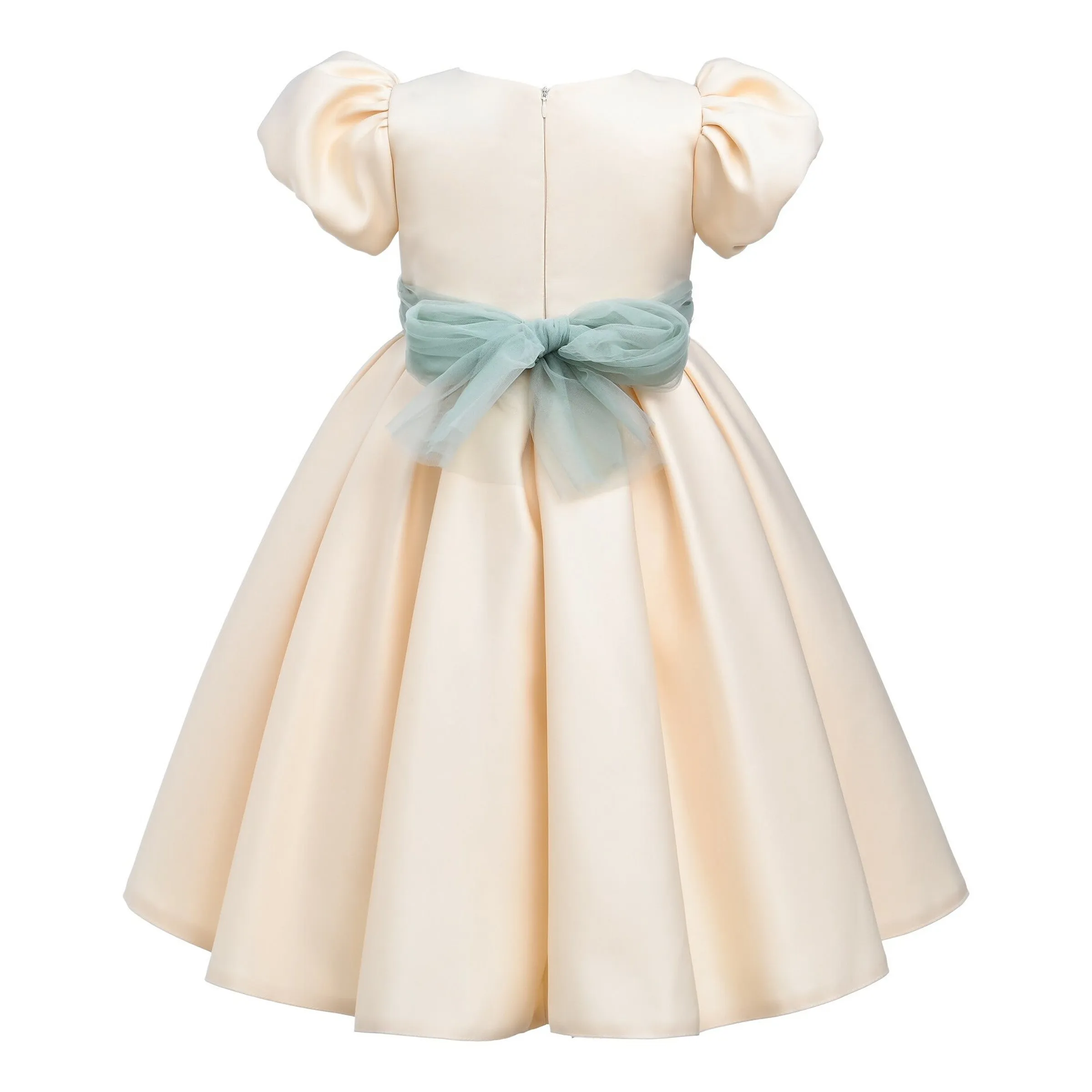 Ivory Easton Teacup Belt Dress