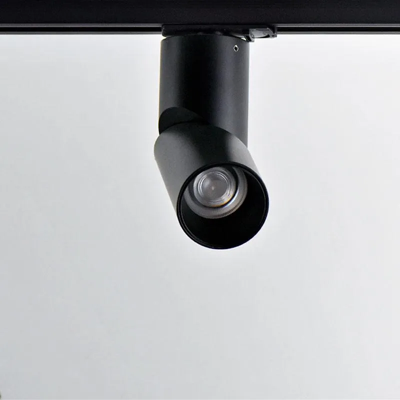 LED Single Spot Track Light Kit | Black | White | 1M & 2 Lights | L-Component