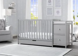 Luna Convertible Crib N Changer with Under Drawer
