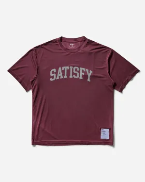 Men's AuraLite T‑Shirt Burgundy Pigment