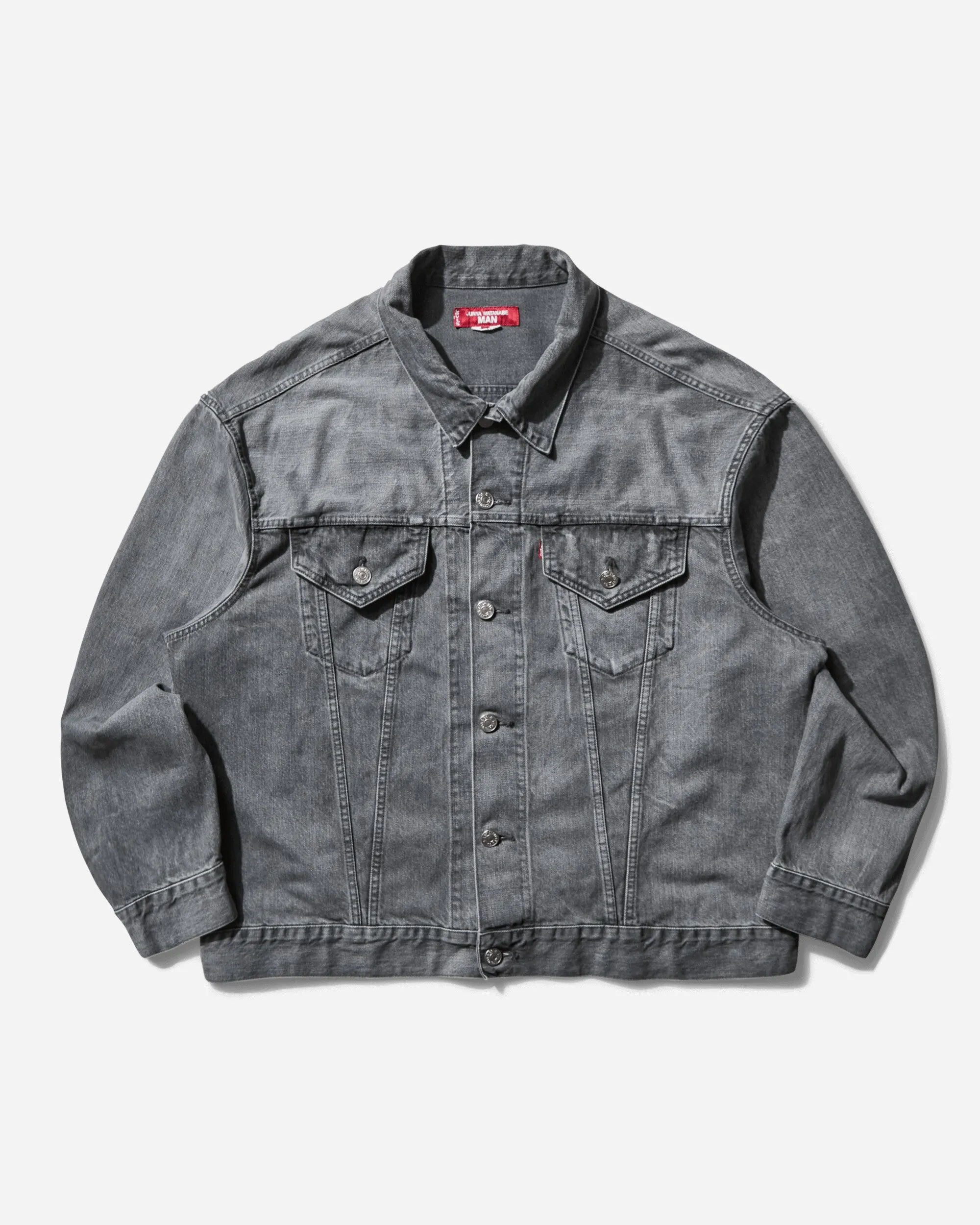 Men's Levi's Selvedge Denim Trucker Jacket Grey