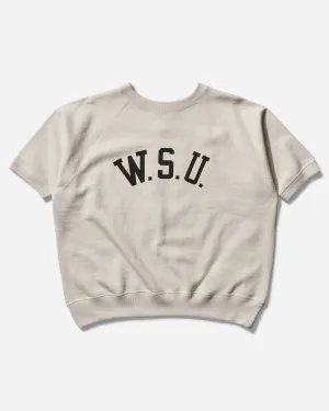 Men's Made in Japan Short Sleeve Crewneck Sweatshirt Off White