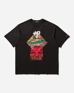 Men's Muscle Head T-Shirt Washed Black