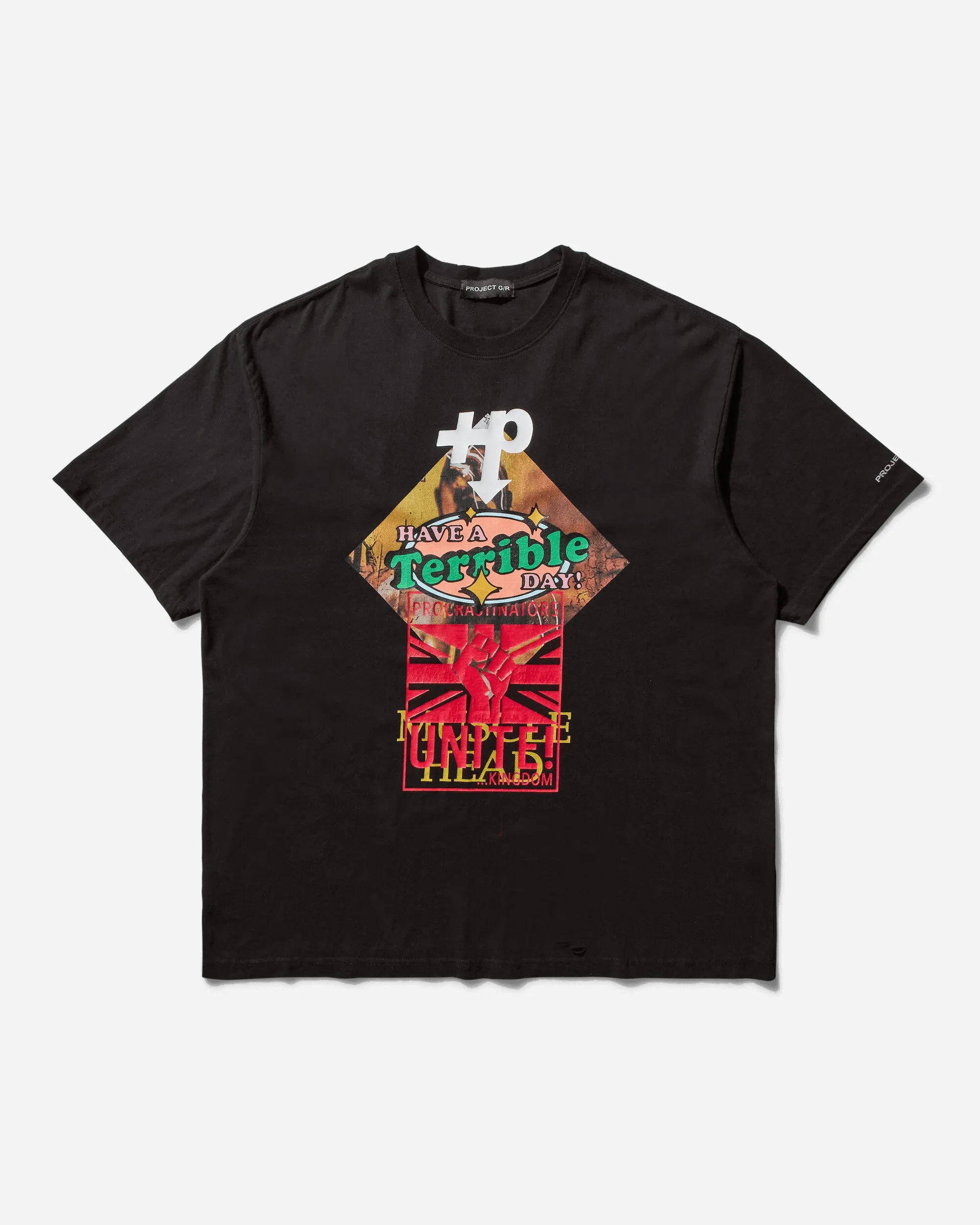 Men's Muscle Head T-Shirt Washed Black