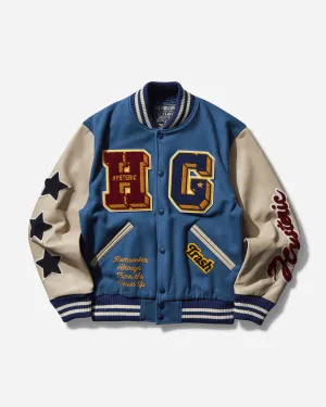 Men's Turn The Music Up Stadium Jacket Turquoise