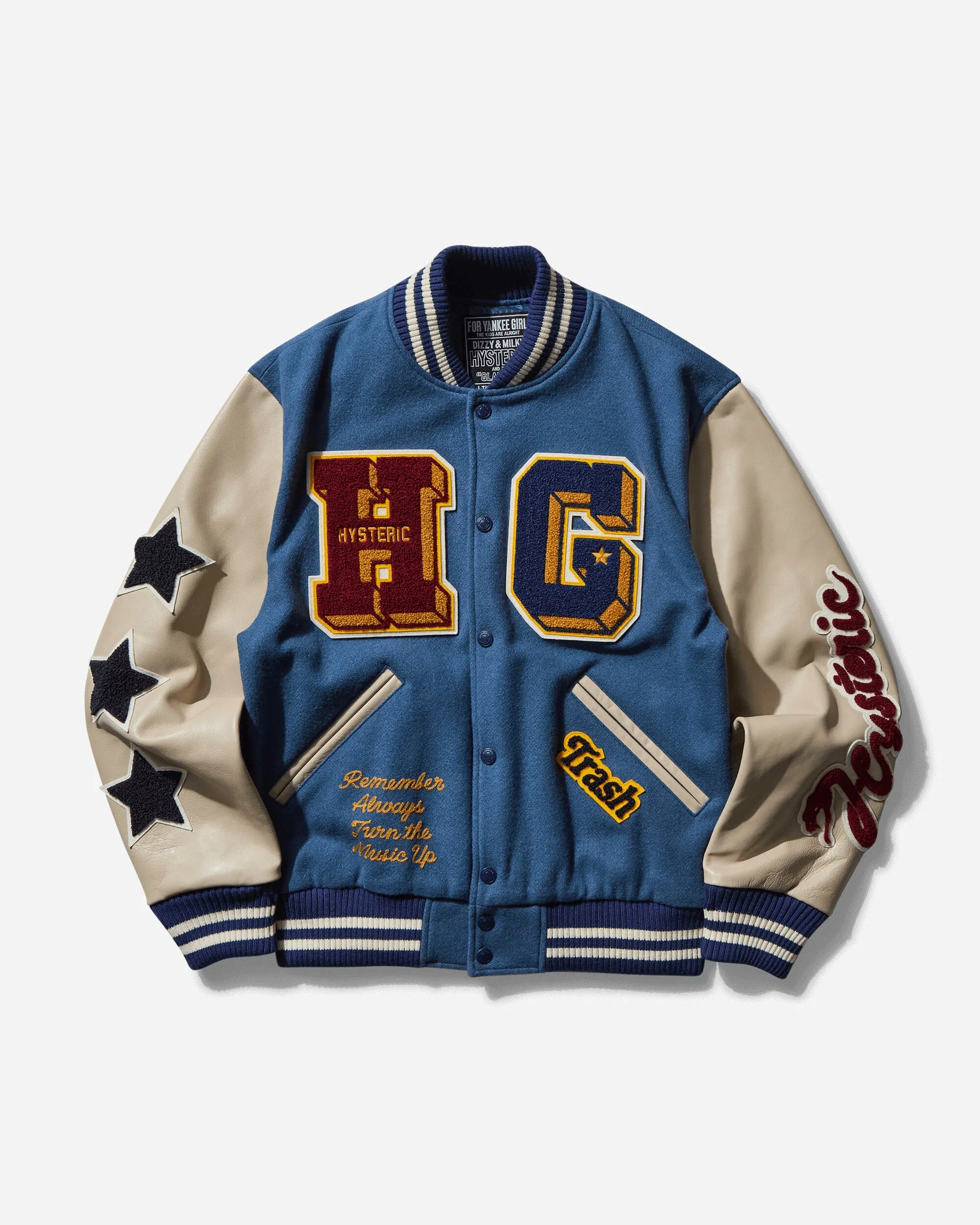 Men's Turn The Music Up Stadium Jacket Turquoise