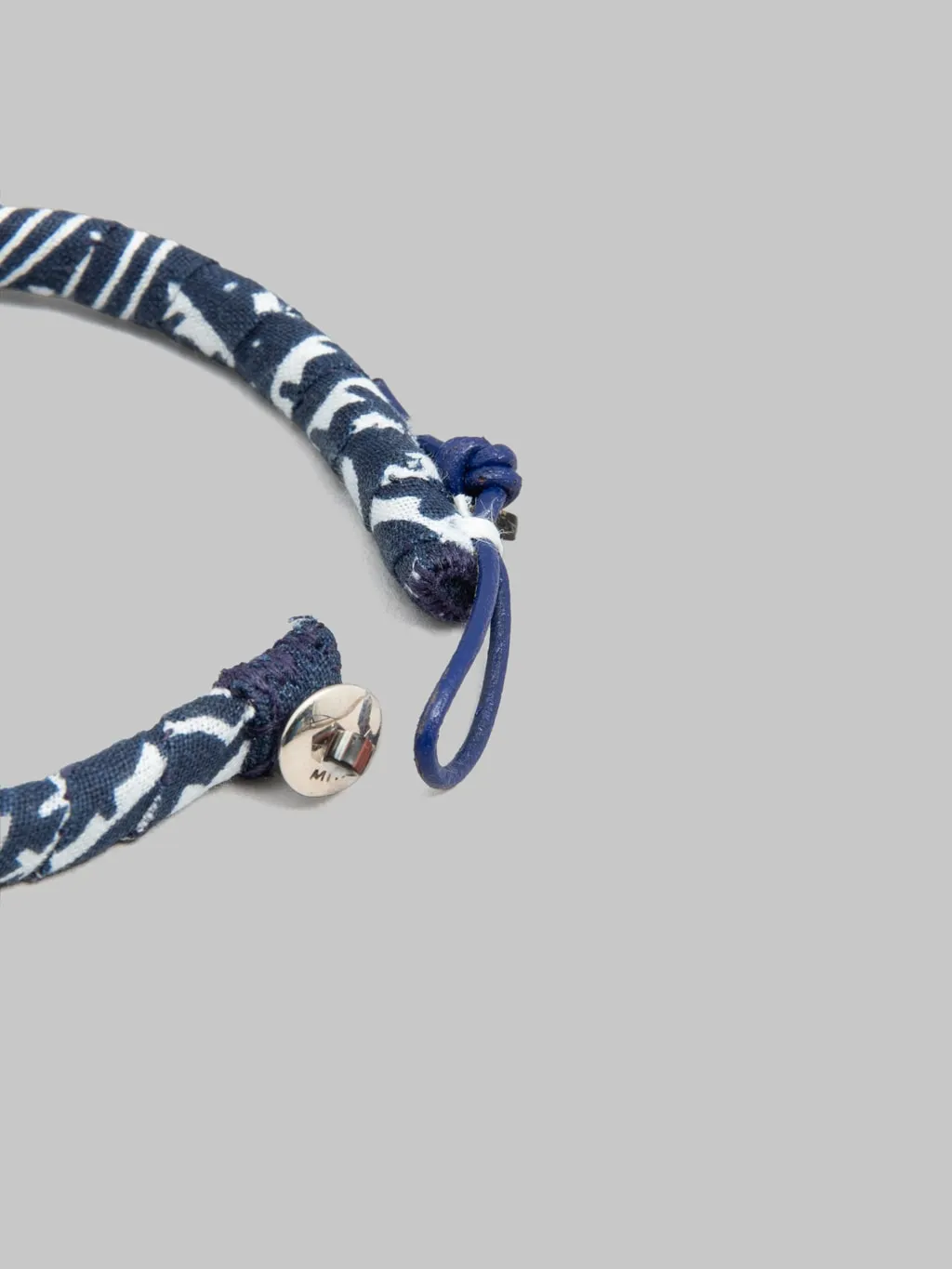 Mikia Bandana Bracelet Navy