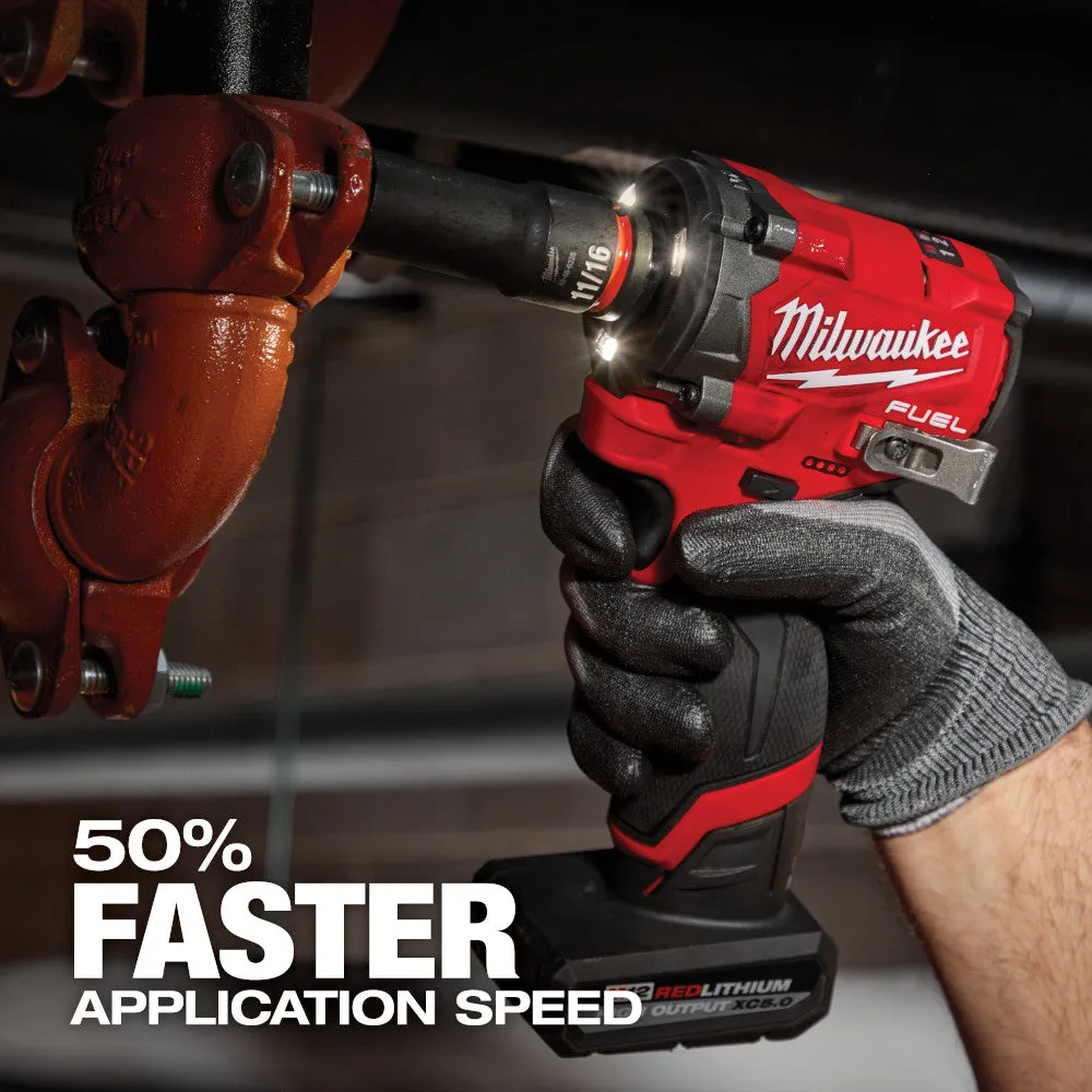 Milwaukee 2563P-20 M12 FUEL 12V 1/2" Impact Wrench w/ Pin Detent - Bare Tool