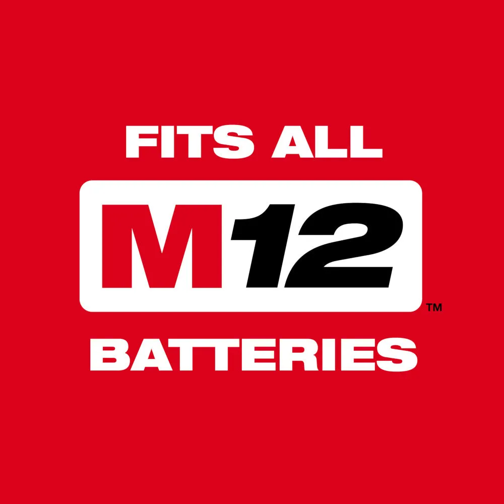 Milwaukee 2563P-20 M12 FUEL 12V 1/2" Impact Wrench w/ Pin Detent - Bare Tool