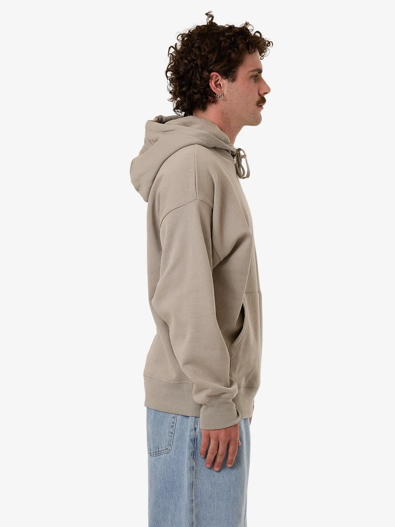 Minimal Thrills Slouch Pull On Hood - String