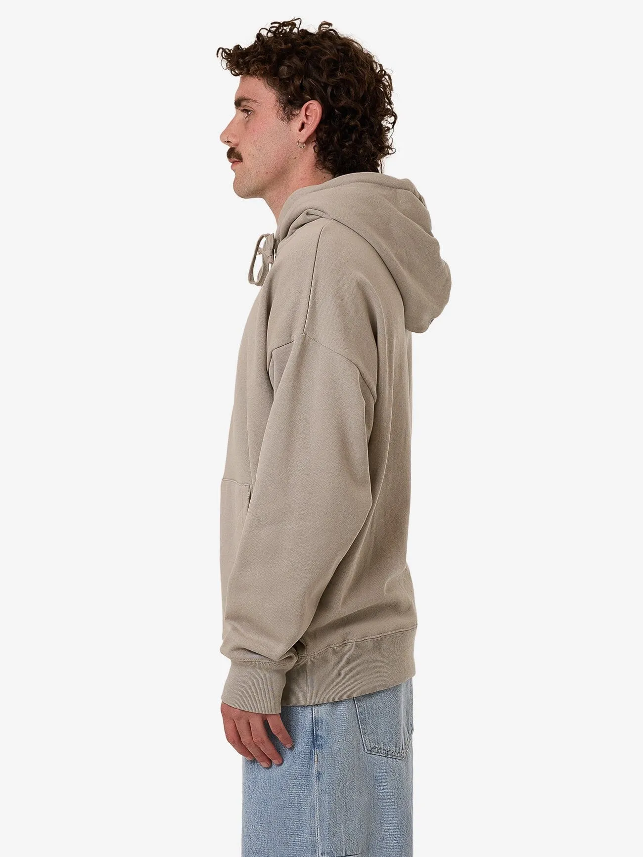 Minimal Thrills Slouch Pull On Hood - String