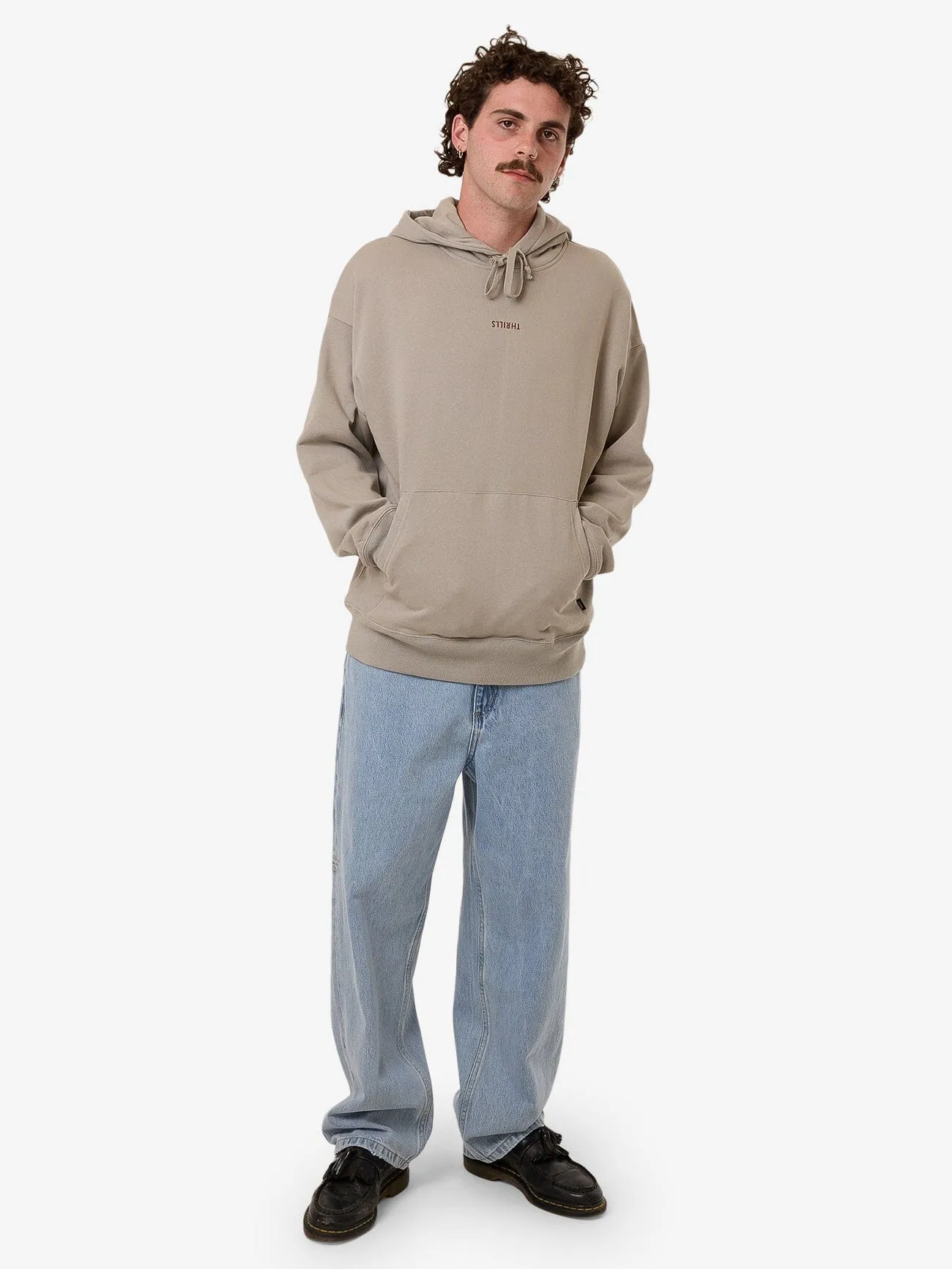 Minimal Thrills Slouch Pull On Hood - String