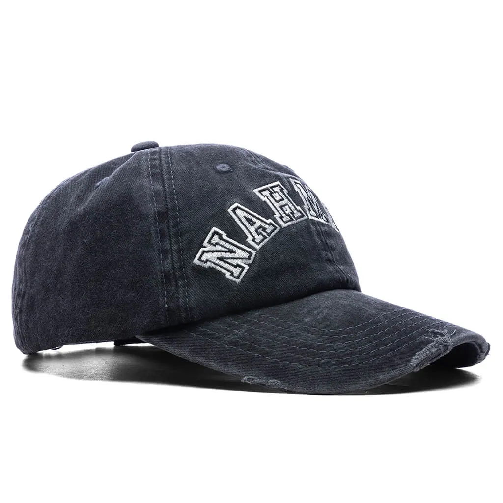 Nahmias Chenille Dad Cap - Off Black