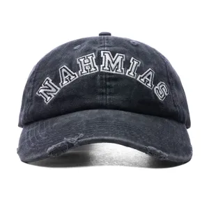 Nahmias Chenille Dad Cap - Off Black
