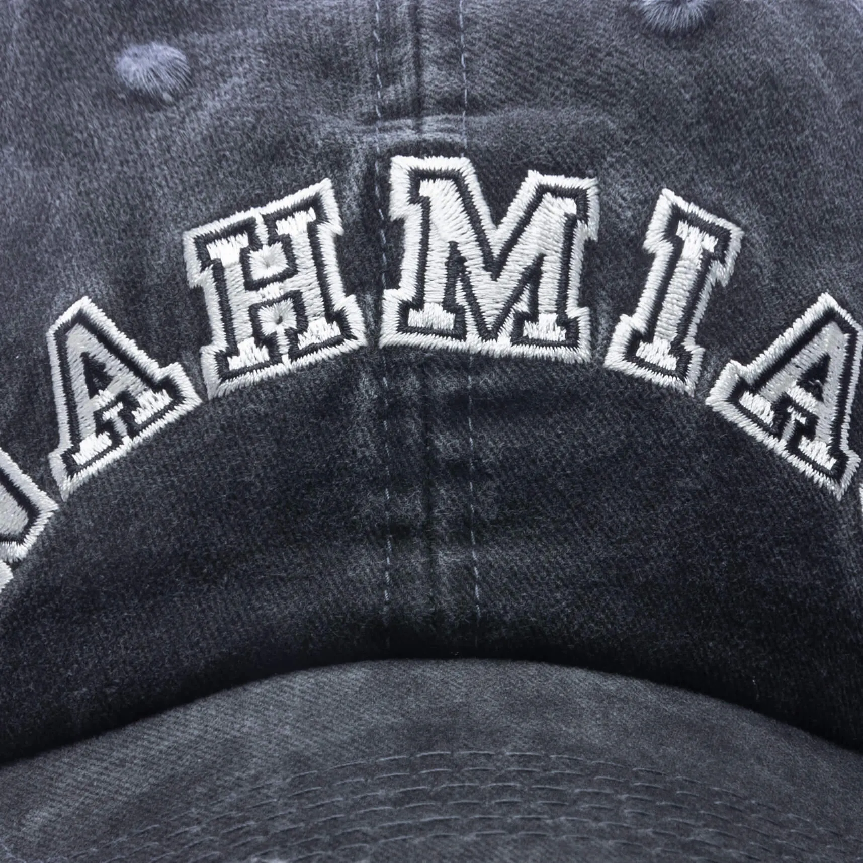 Nahmias Chenille Dad Cap - Off Black