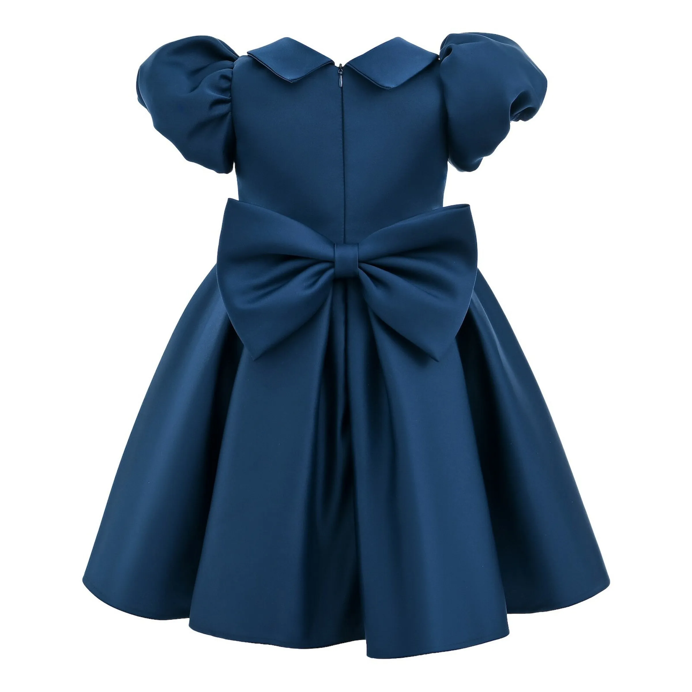 Navy Barrymore Teacup Button Dress