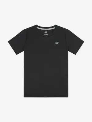 New Balance Boys Athletic T-Shirt in Black