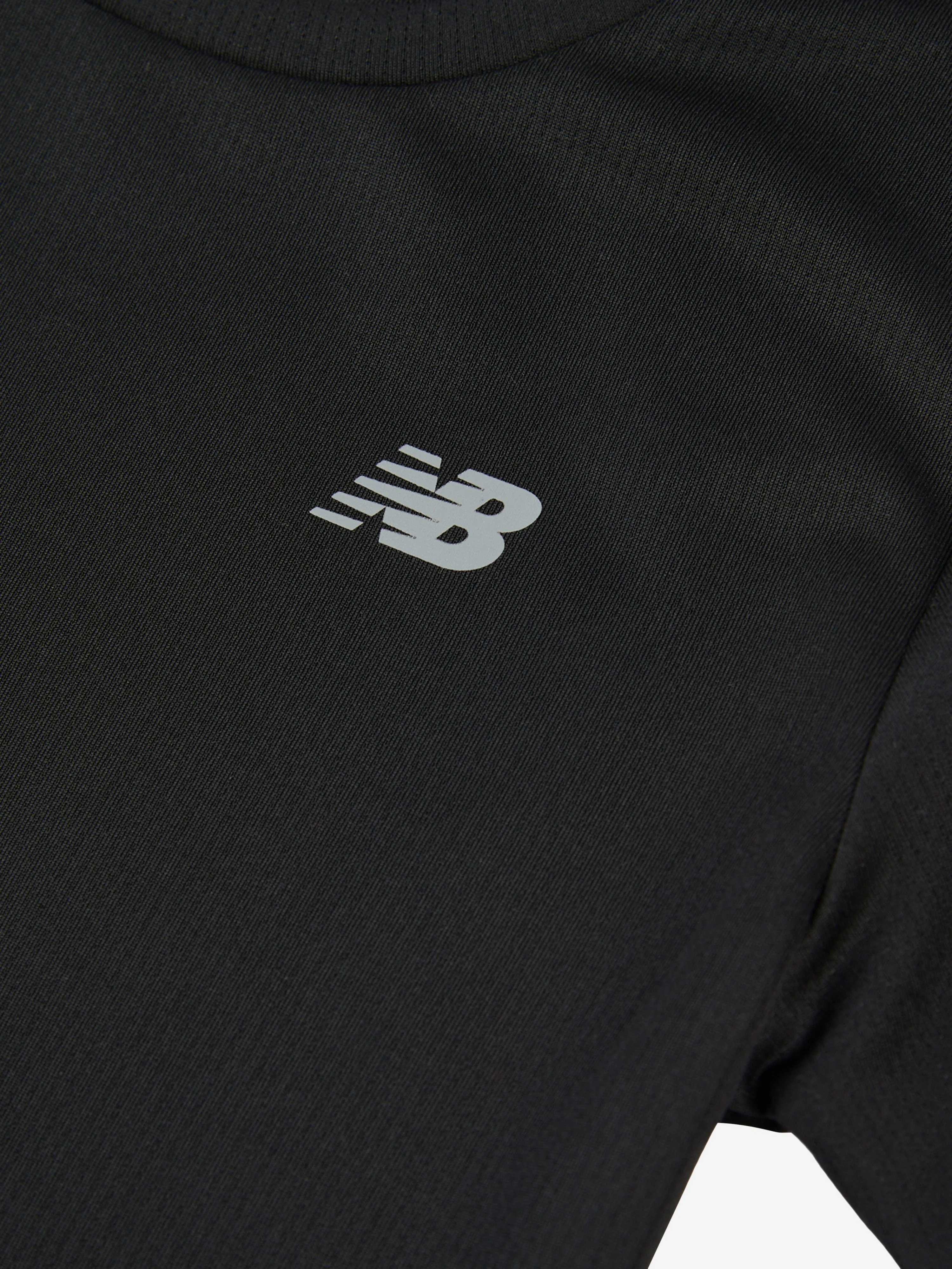 New Balance Boys Athletic T-Shirt in Black