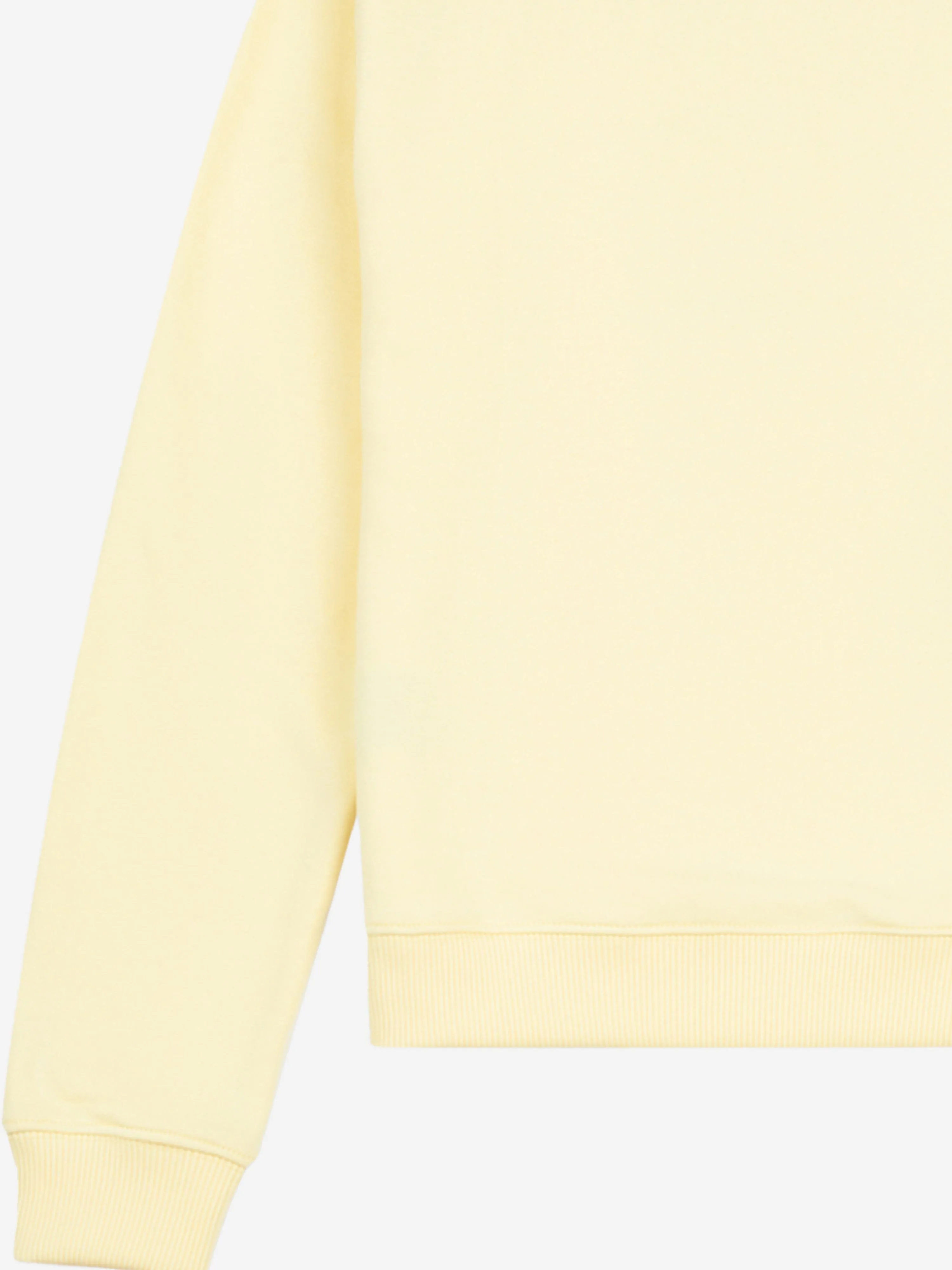 New Balance Girls French Terry Stacked Logo Sweatshirt in Yellow