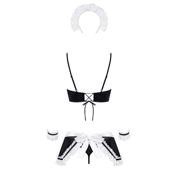 Obsessive - Dusty Maid Costume S/M (Black)