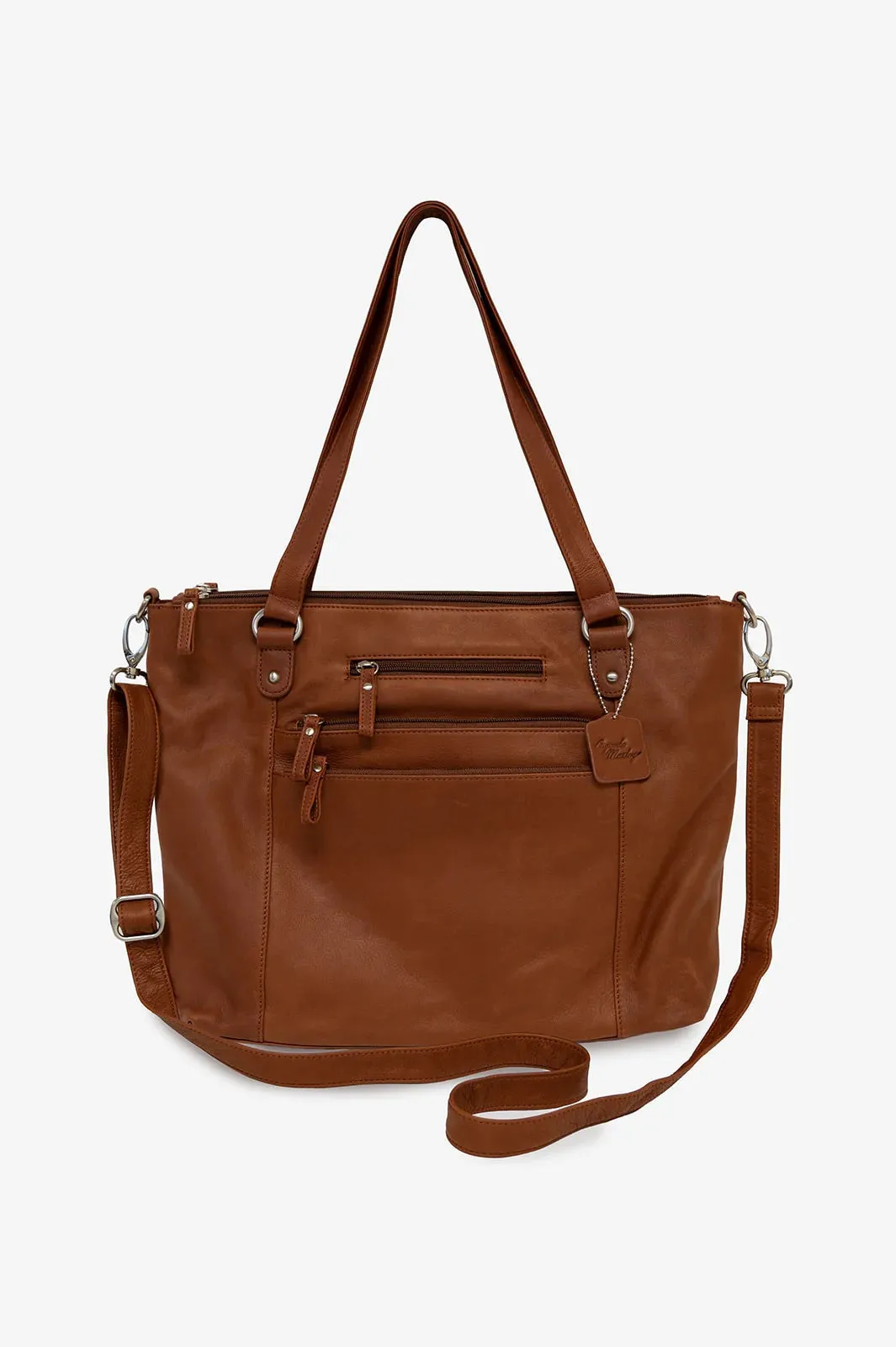 Osgoode Marley Daphne Triple Entry Leather Tote 7006