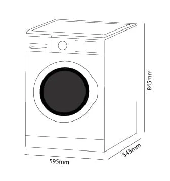 Parmco 8KG White Frontload Washing Machine