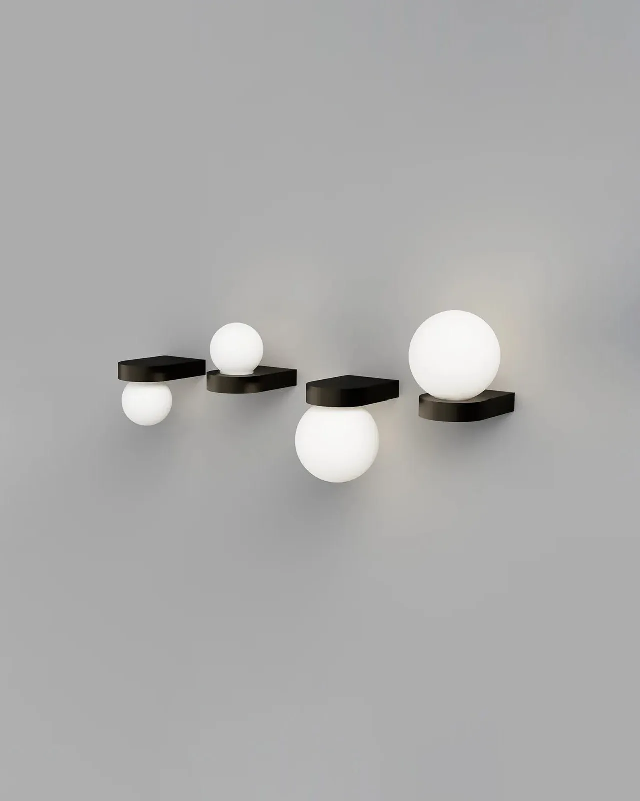 Perched Orb Wall Light