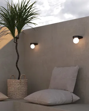 Perched Orb Wall Light