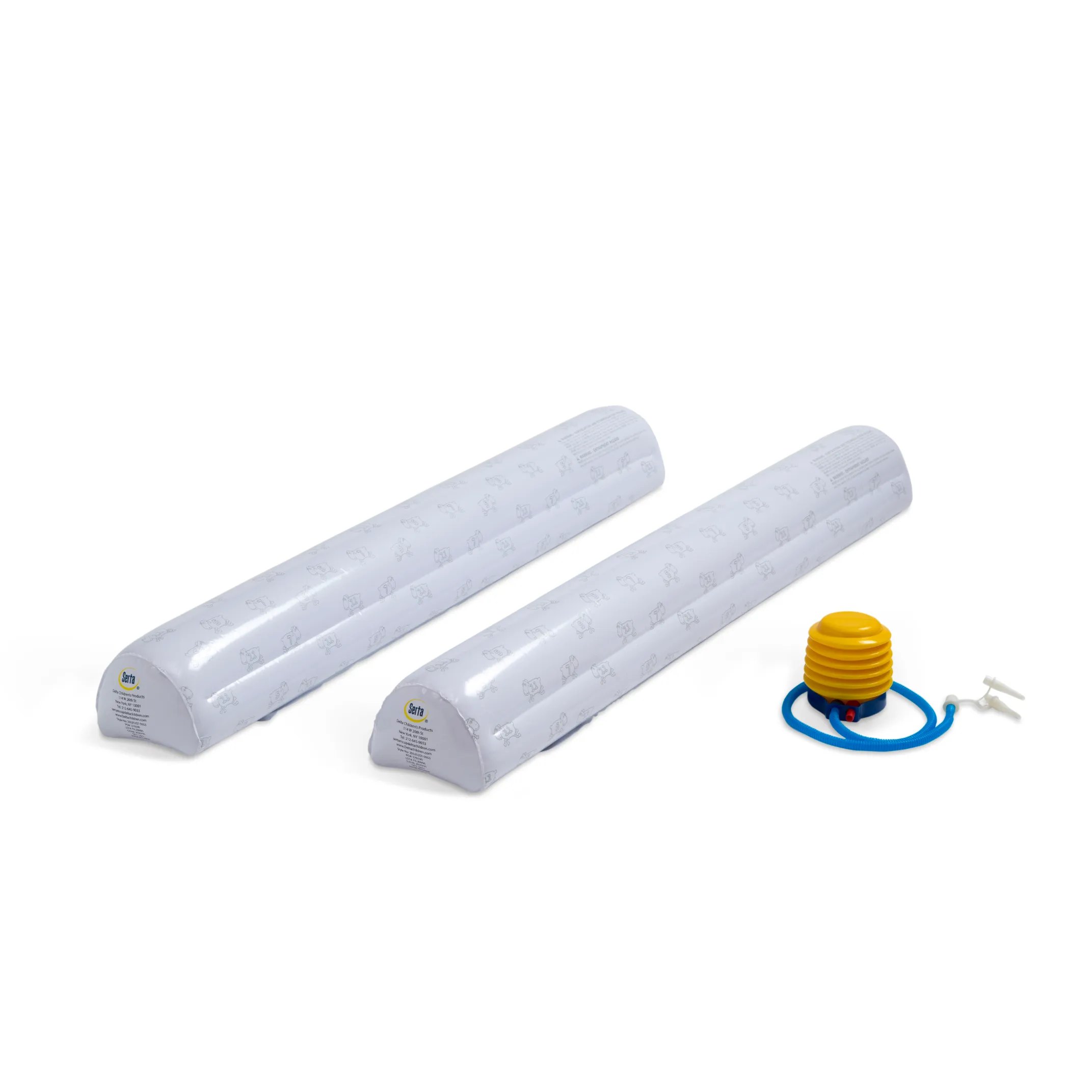 Perfect Sleeper Inflatable Bed Rails for Toddlers & Kids with Foot Pump (2 Pack)