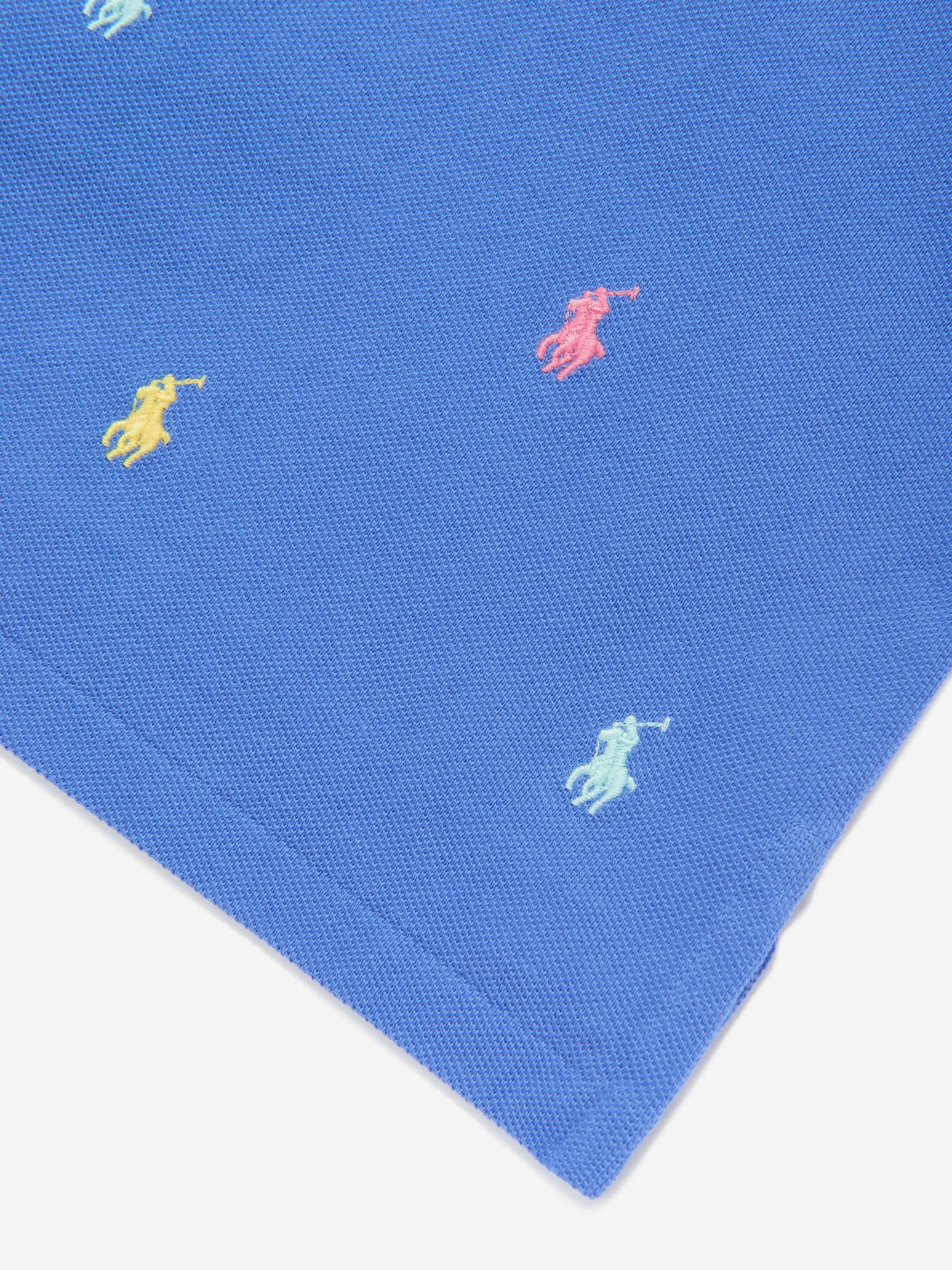 Ralph Lauren Baby Boys Logo Polo Shirt in Blue