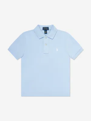 Ralph Lauren Boys Logo Polo Shirt in Blue