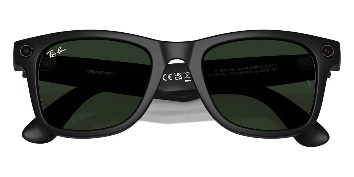Ray-Ban Meta Wayfarer RW4008 601S/1M Photochromic Smart Glasses - As Seen On Nicholas Duvernay
