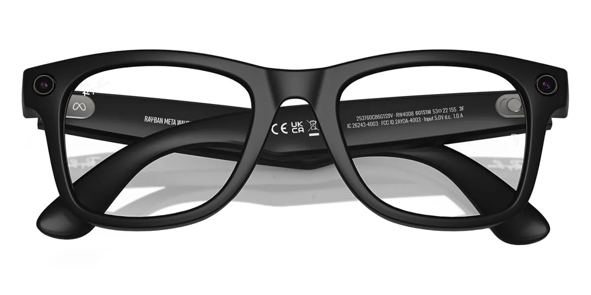 Ray-Ban Meta Wayfarer RW4008 601S/1M Photochromic Smart Glasses - As Seen On Nicholas Duvernay