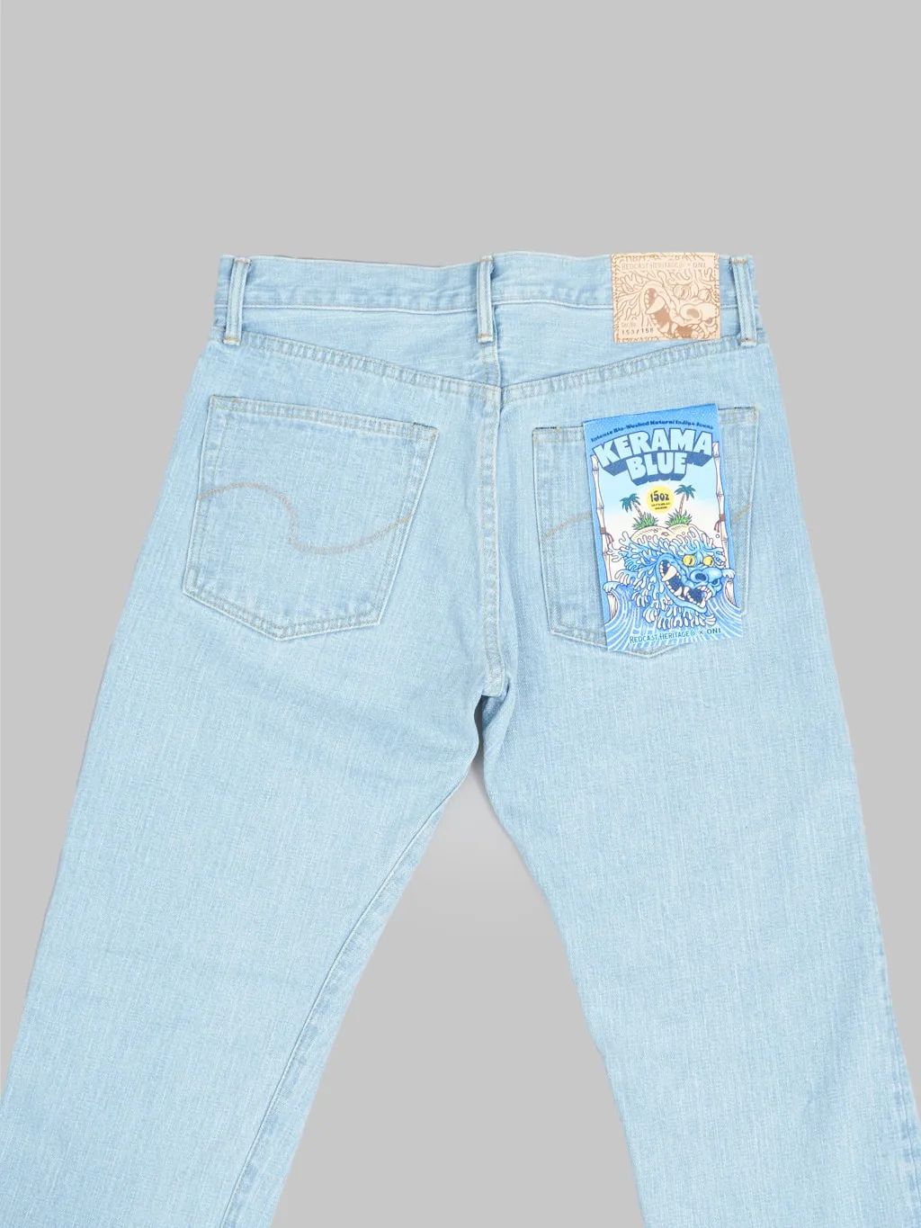 Redcast Heritage x ONI Denim Kerama Blue 15oz Intense Bio-Washed Natural Indigo Jeans